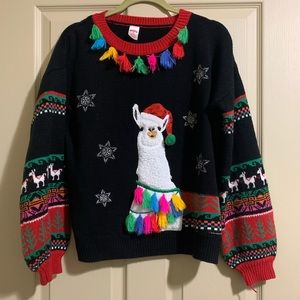 Llama Christmas Sweater